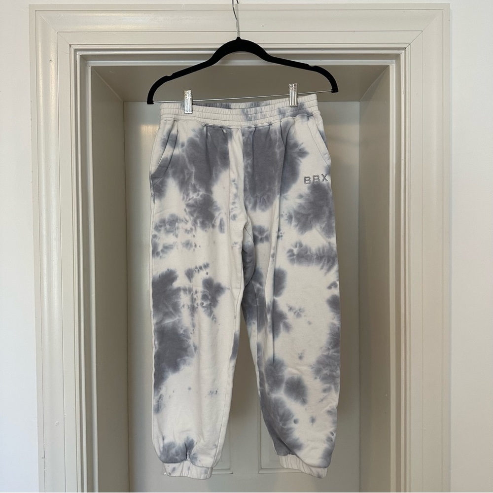 Beginning Boutique, M, Blue Tie-dye Sweatpants